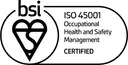 BSI ISO 45001 Occupational Health and Safety Management Certified